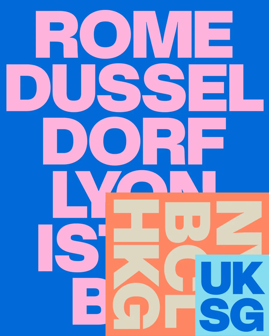 new typeface