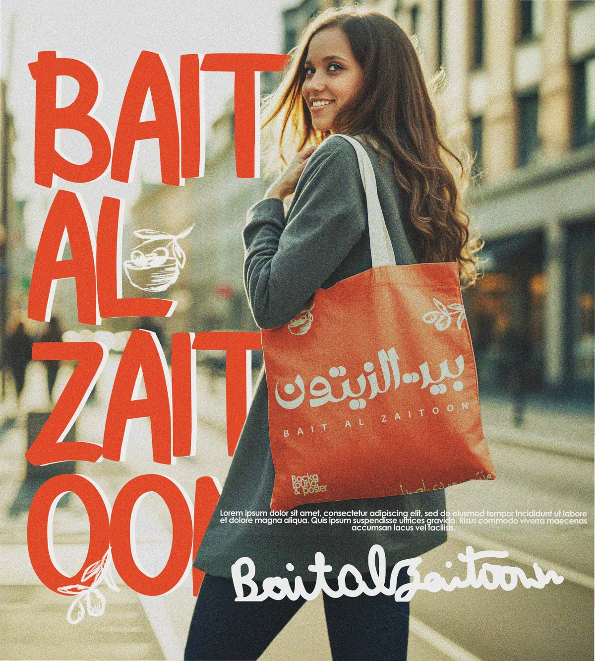 Bait Al Zaitoon: tote bag