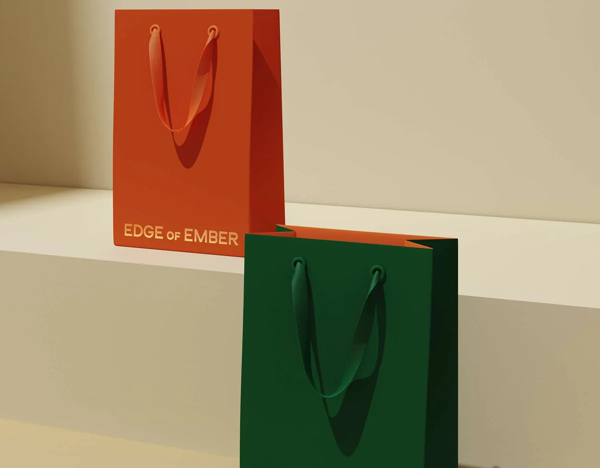 Edge of Ember: the paper carrier bags