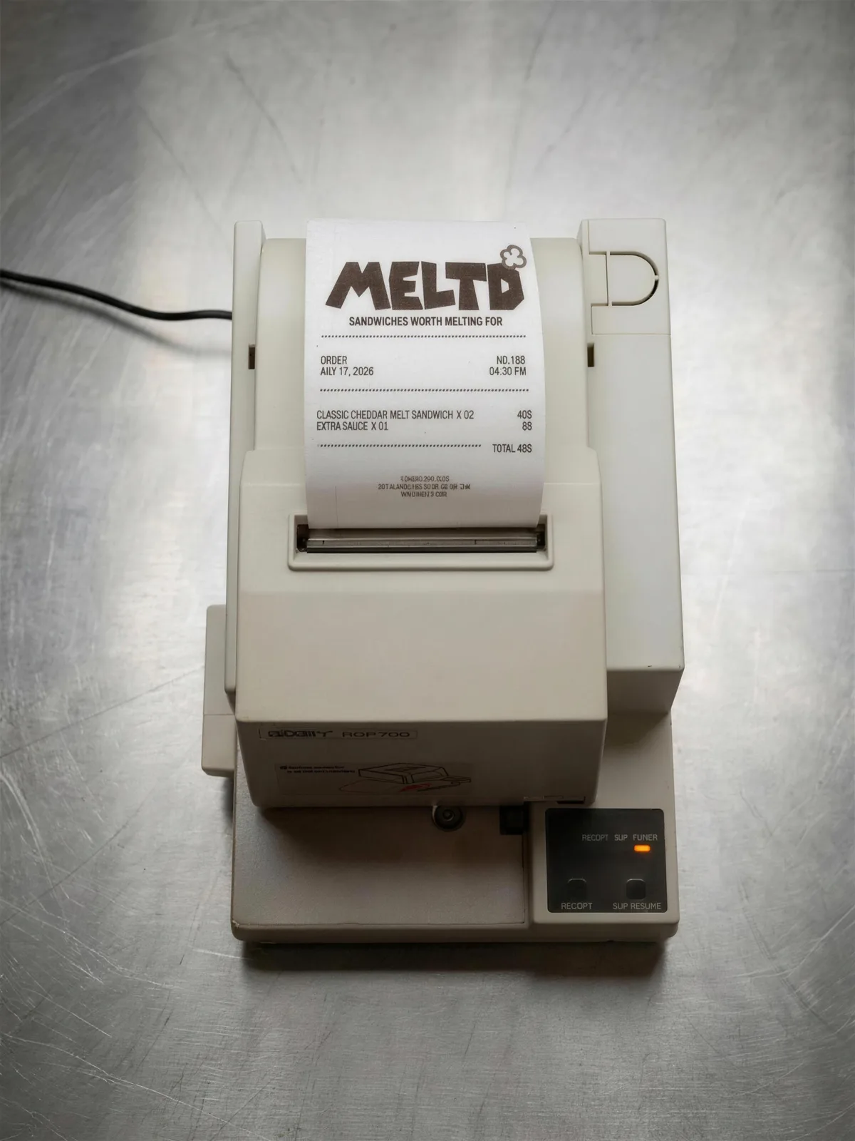 MELTD: the branded receipt printer