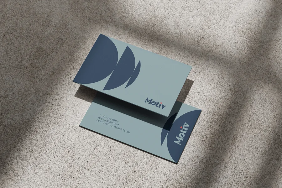 Motiv: the first direction on business cards