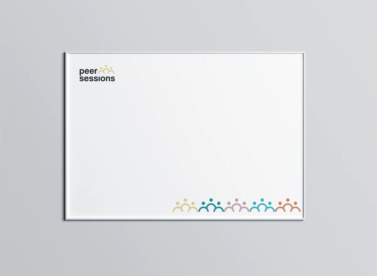 Peer Sessions: printed stationery