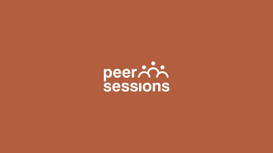 Peer Sessions: the wordmark in clay