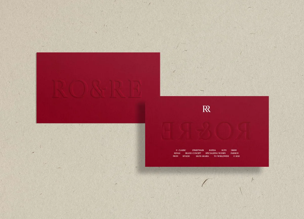 RO&RE: business cards