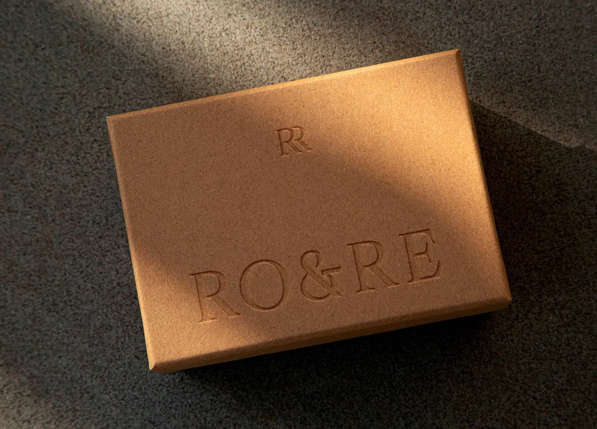 RO&RE: embossed gift box