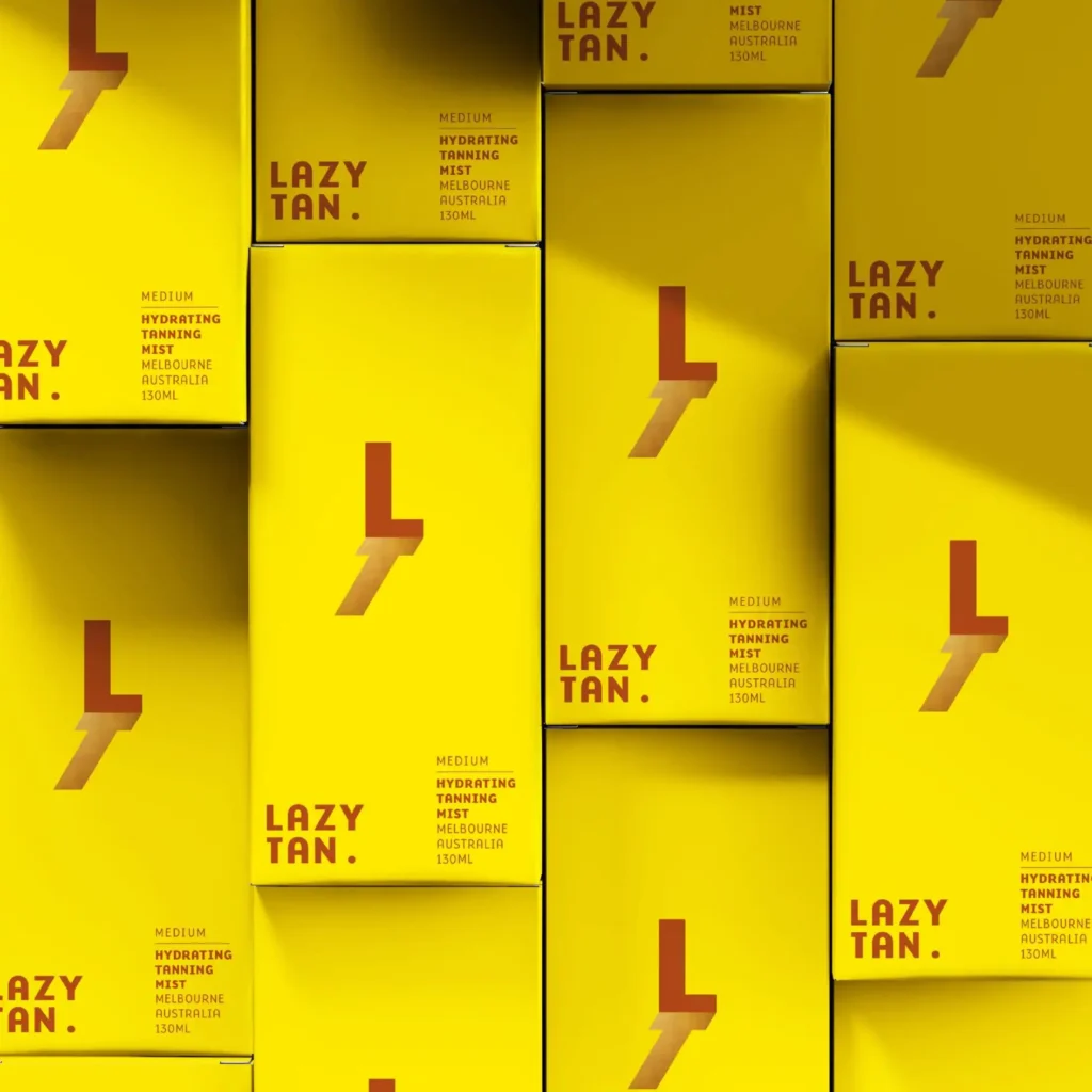 Lazy Tan Unveils a Fresh Brand Identity by Derek&Eric: Safety Meets Style 4 Brand Identity