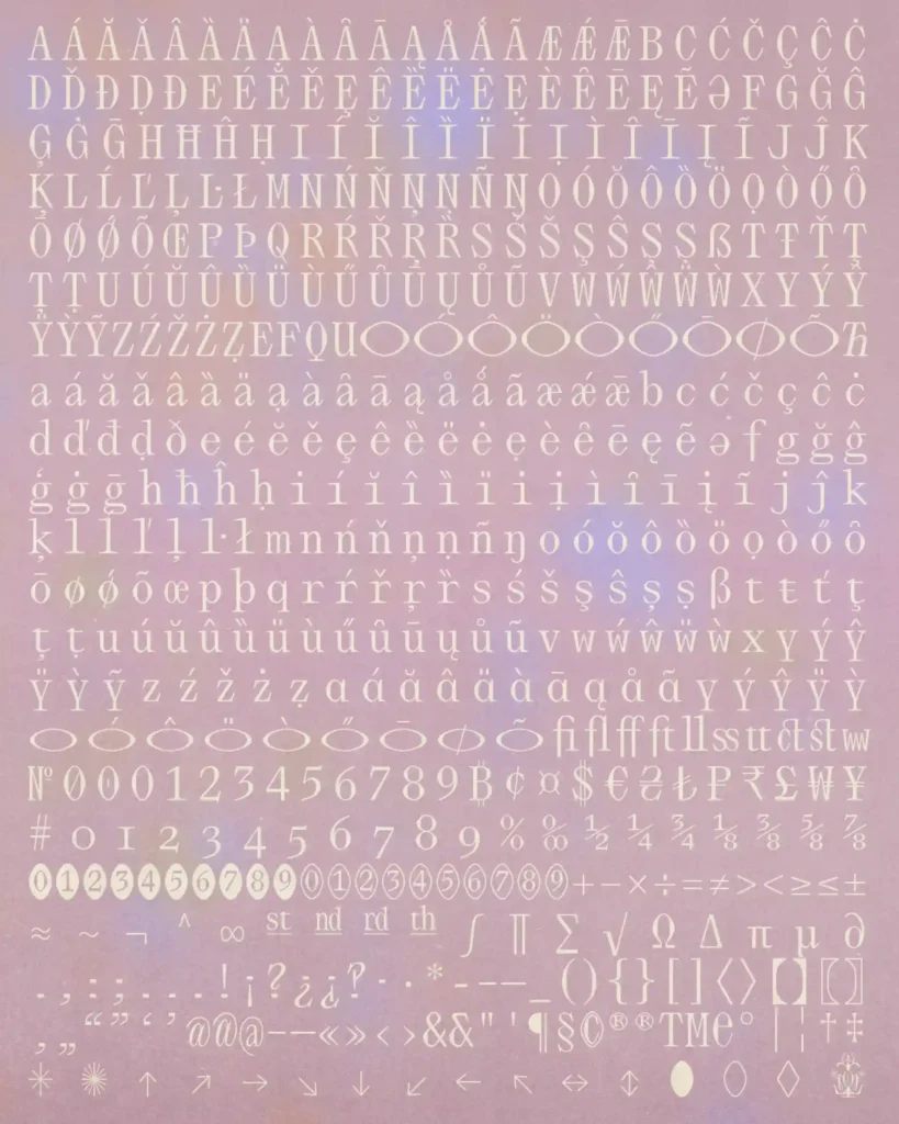 The Best New Typefaces of February 2025: Exploring Innovation in Typography 32 typeface