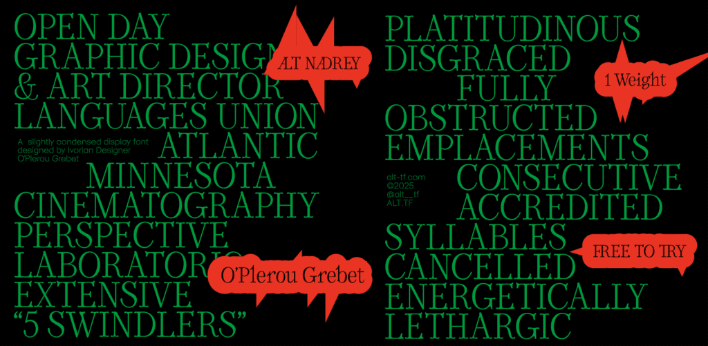 10 Outstanding Typefaces Released in May 2025: Fresh Typographic Inspiration 17 typefaces
