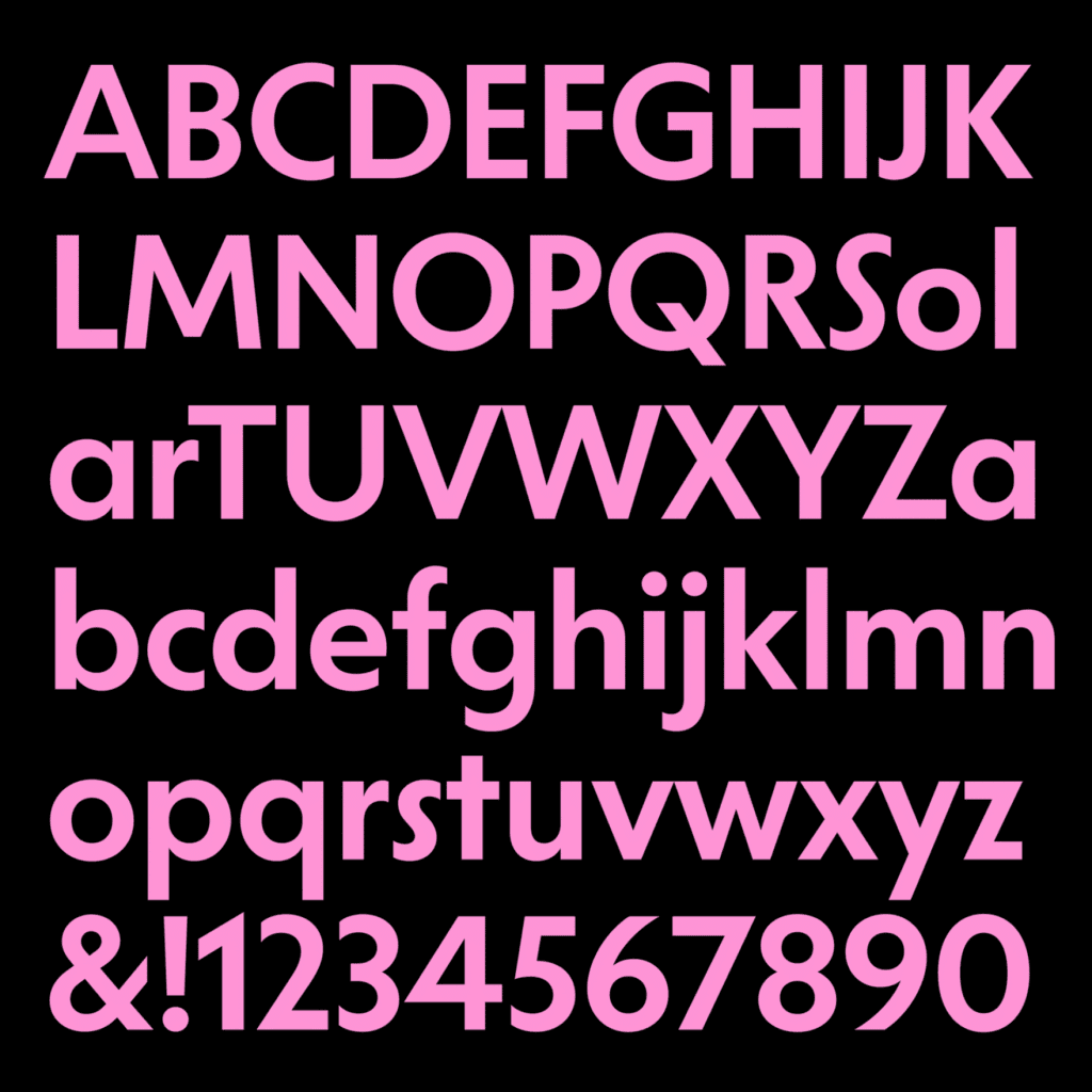 typeface