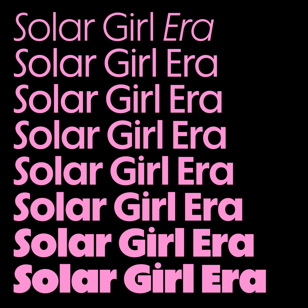 typeface