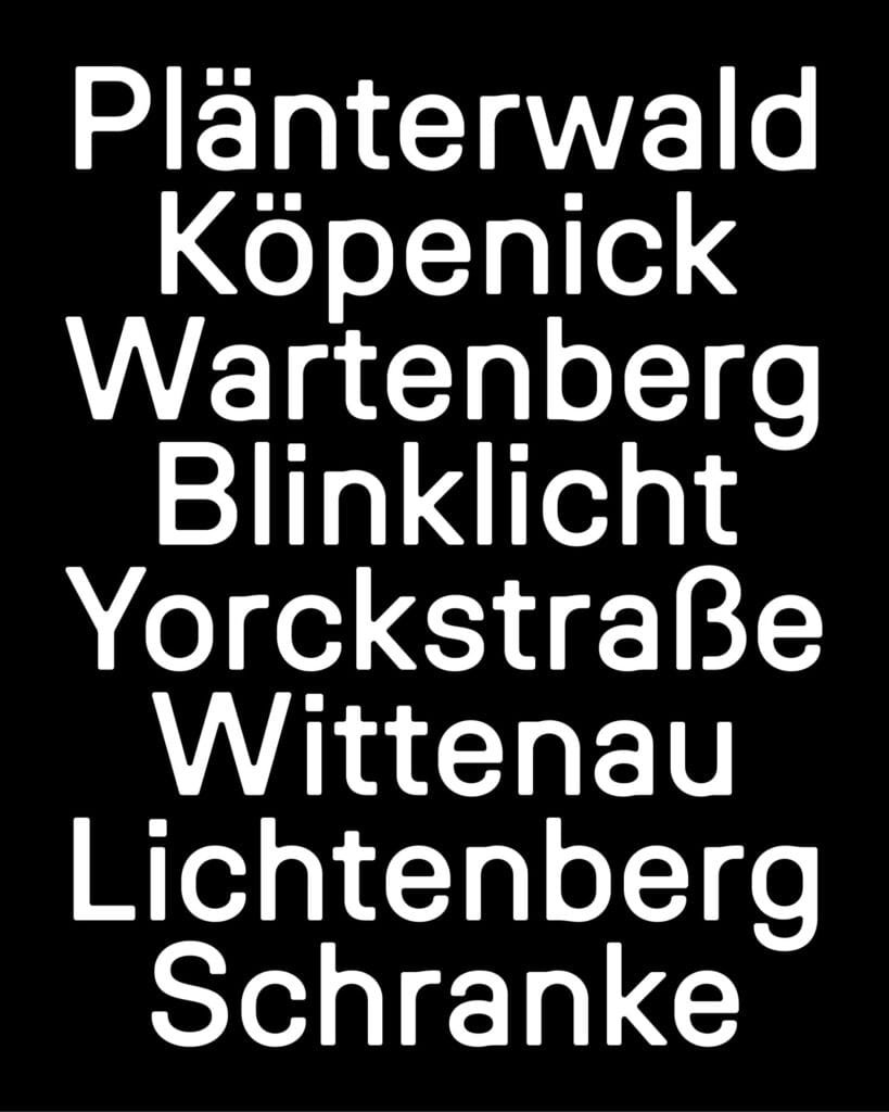 typefaces