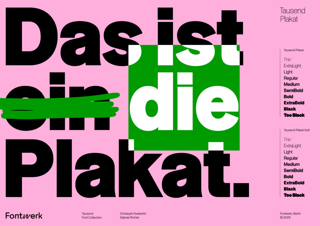 typefaces
